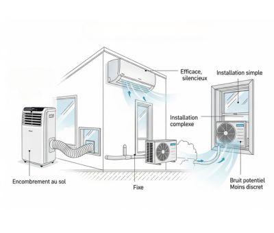 Climatisation portative vs autres solutions